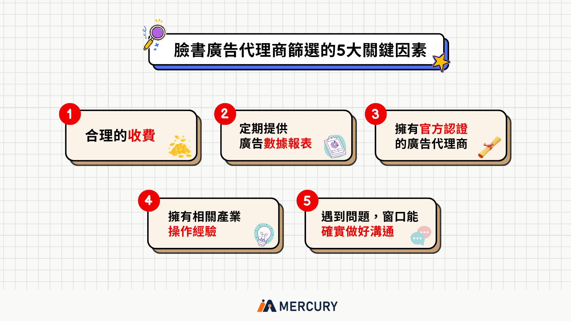 臉書廣告代理商篩選方式