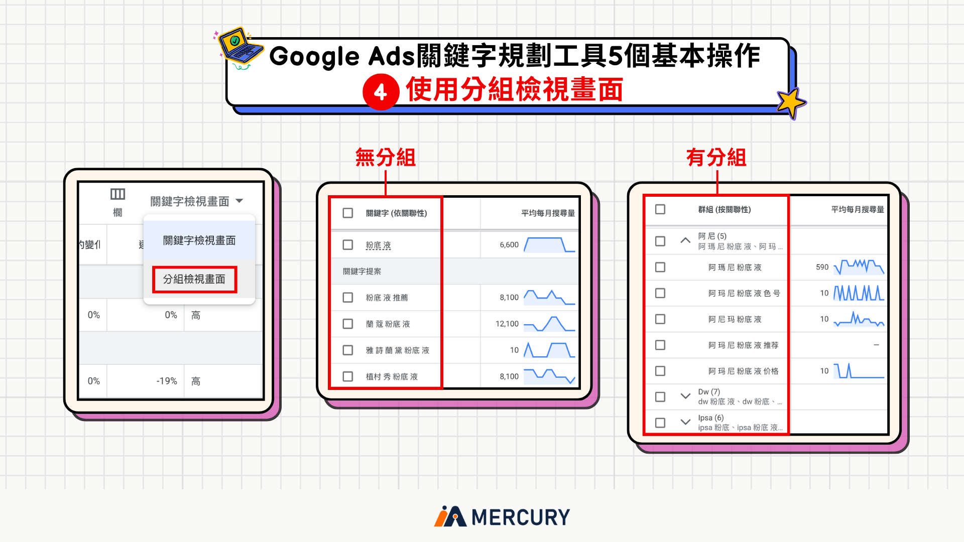 關鍵字規劃師使用技巧：地區設定、季節性與多語言分析